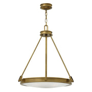 Collier 4L Centre Ceiling Light - Heritage Brass Finish