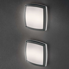 Cometa Outdoor Wall Light- Anthracite/Black Finish - Cusack Lighting