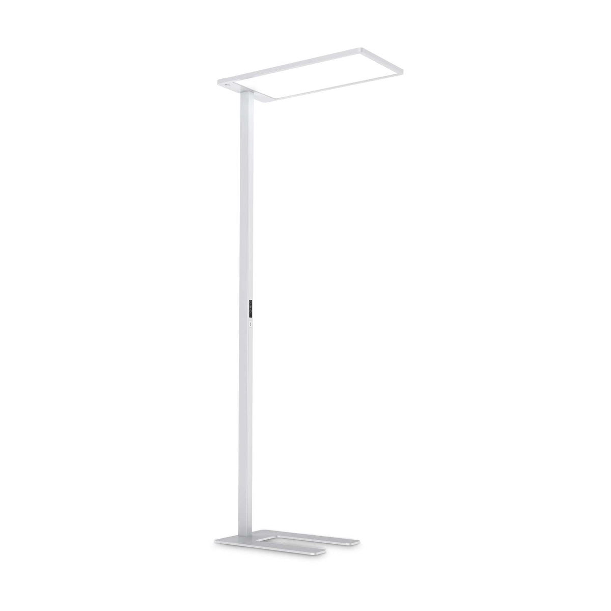 Comfort 3000K/4000K LED Floor Lamp - Black/White Finish - Cusack Lighting