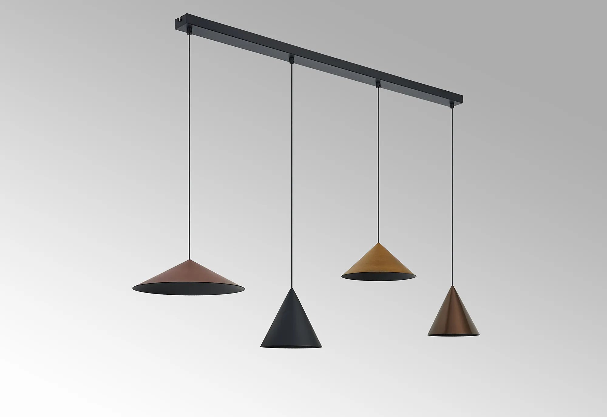 Cono 4Lt  20W LED Linear Pendant