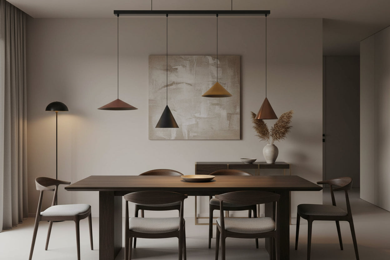Cono 4Lt  20W LED Linear Pendant