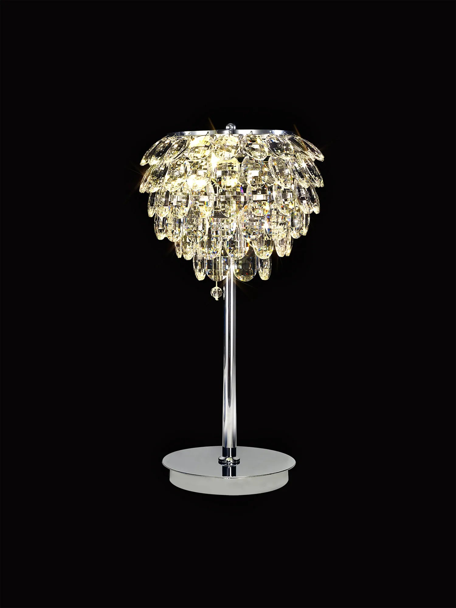 Consten Crystal Table Lamp, 2 Light E14