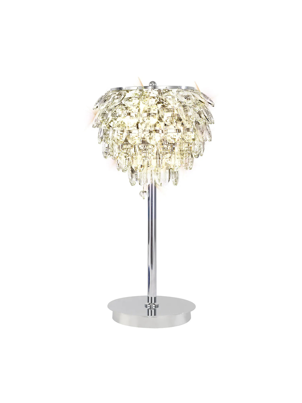 Consten Crystal Table Lamp, 2 Light E14