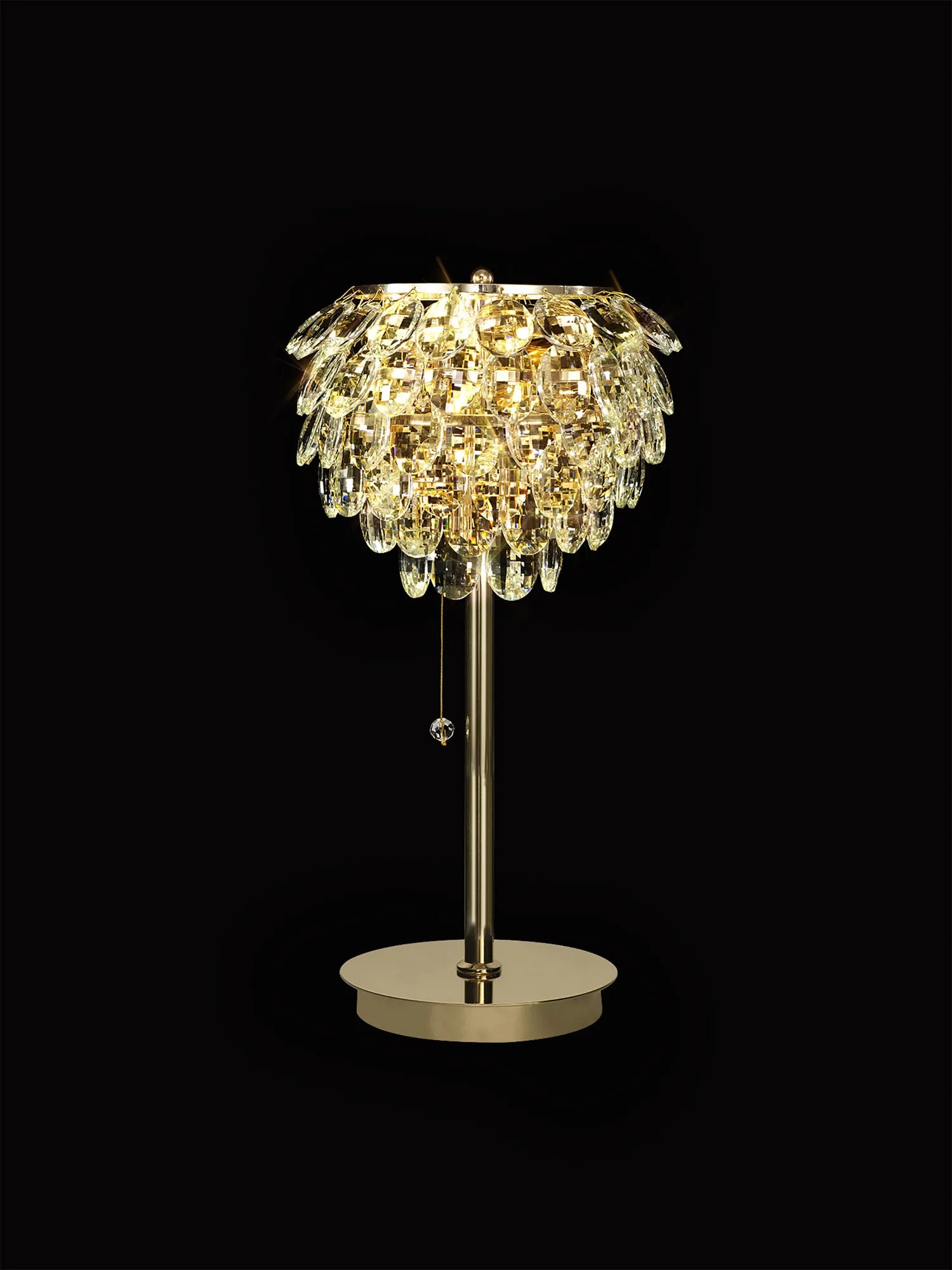Consten Crystal Table Lamp, 2 Light E14