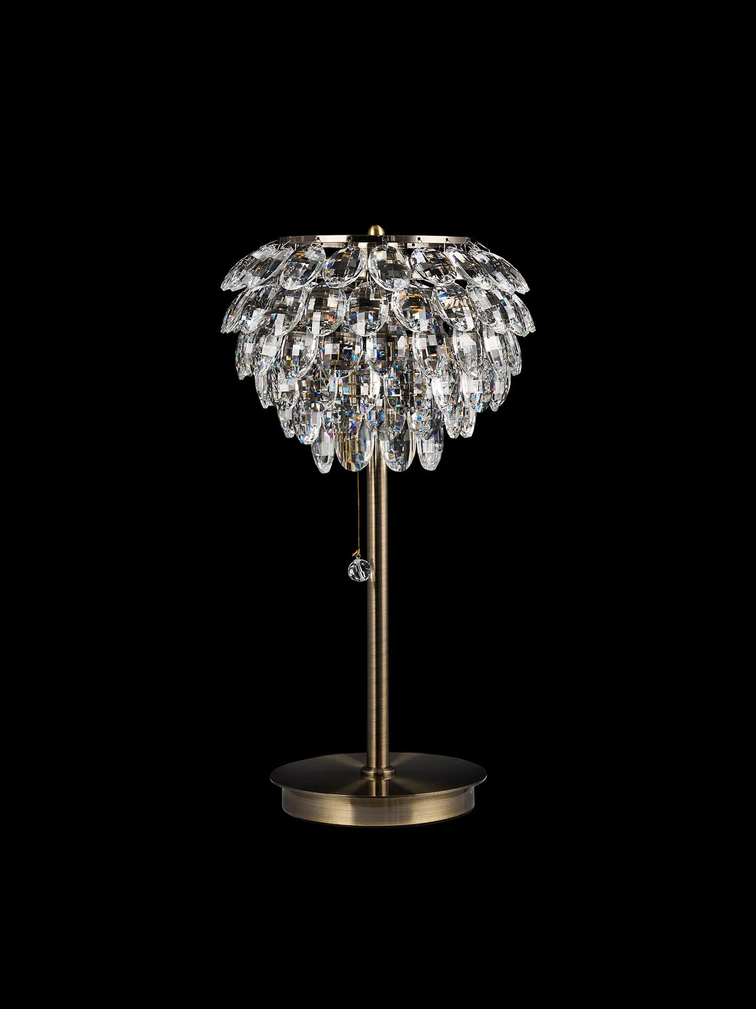 Consten Crystal Table Lamp, 2 Light E14