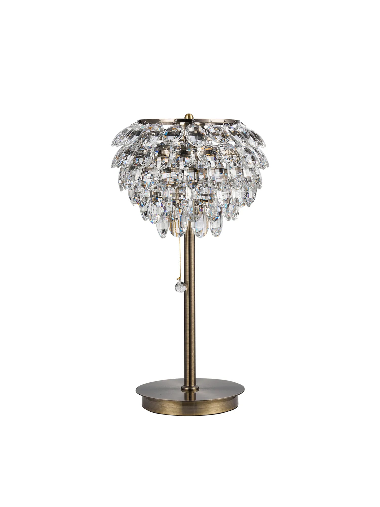 Consten Crystal Table Lamp, 2 Light E14
