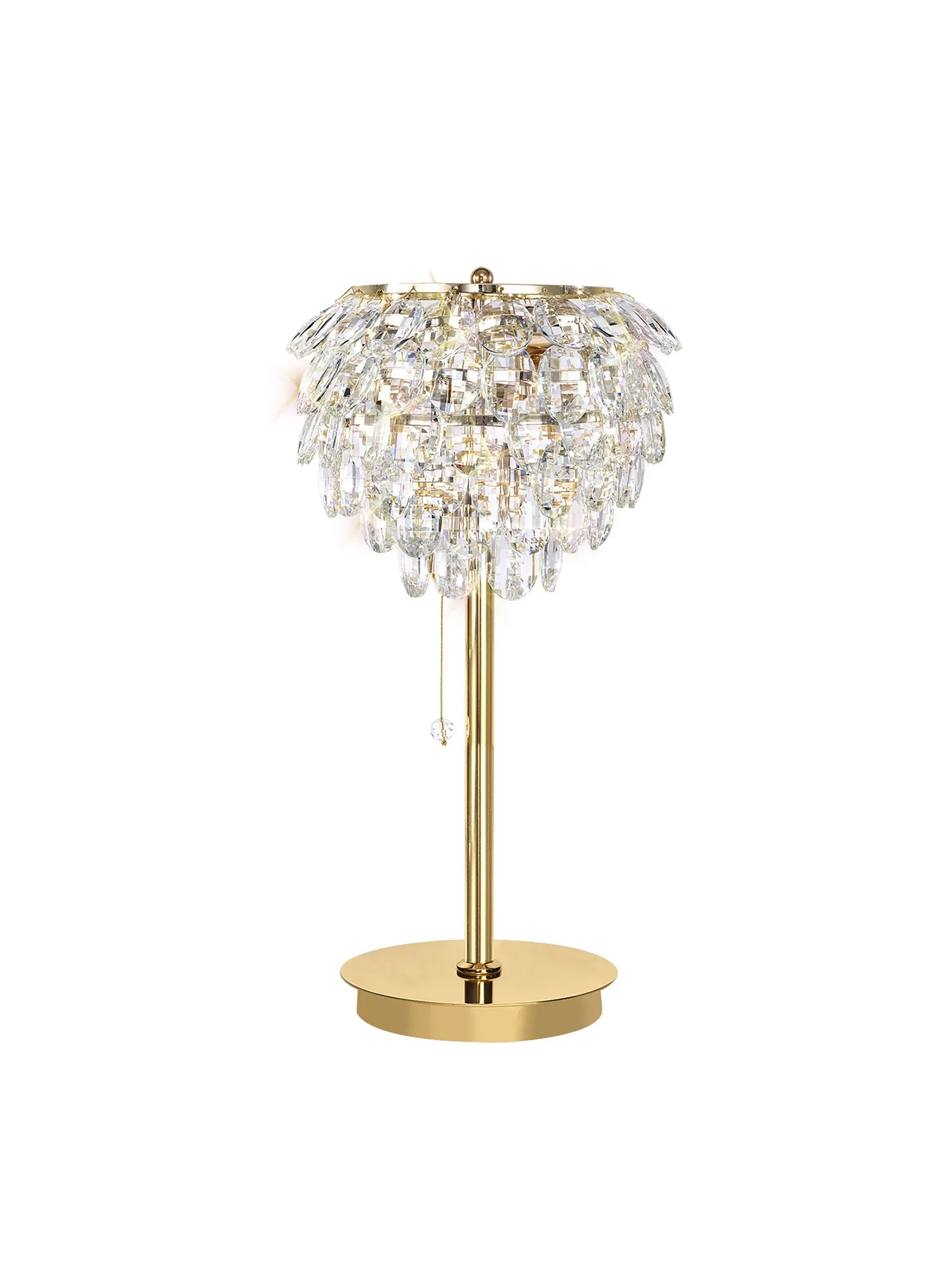 Consten Crystal Table Lamp, 2 Light E14