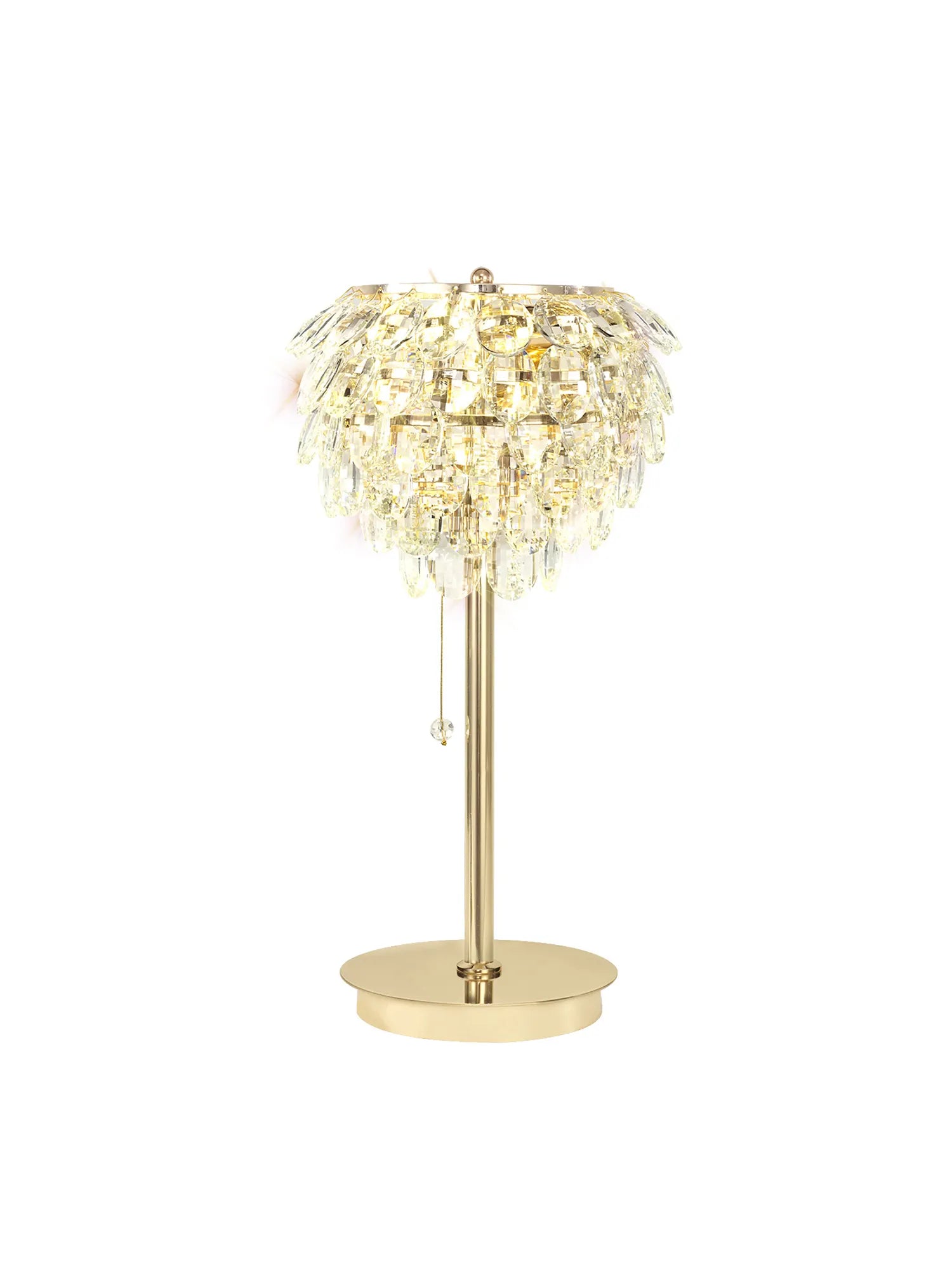 Consten Crystal Table Lamp, 2 Light E14