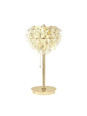 Consten Crystal Table Lamp, 2 Light E14