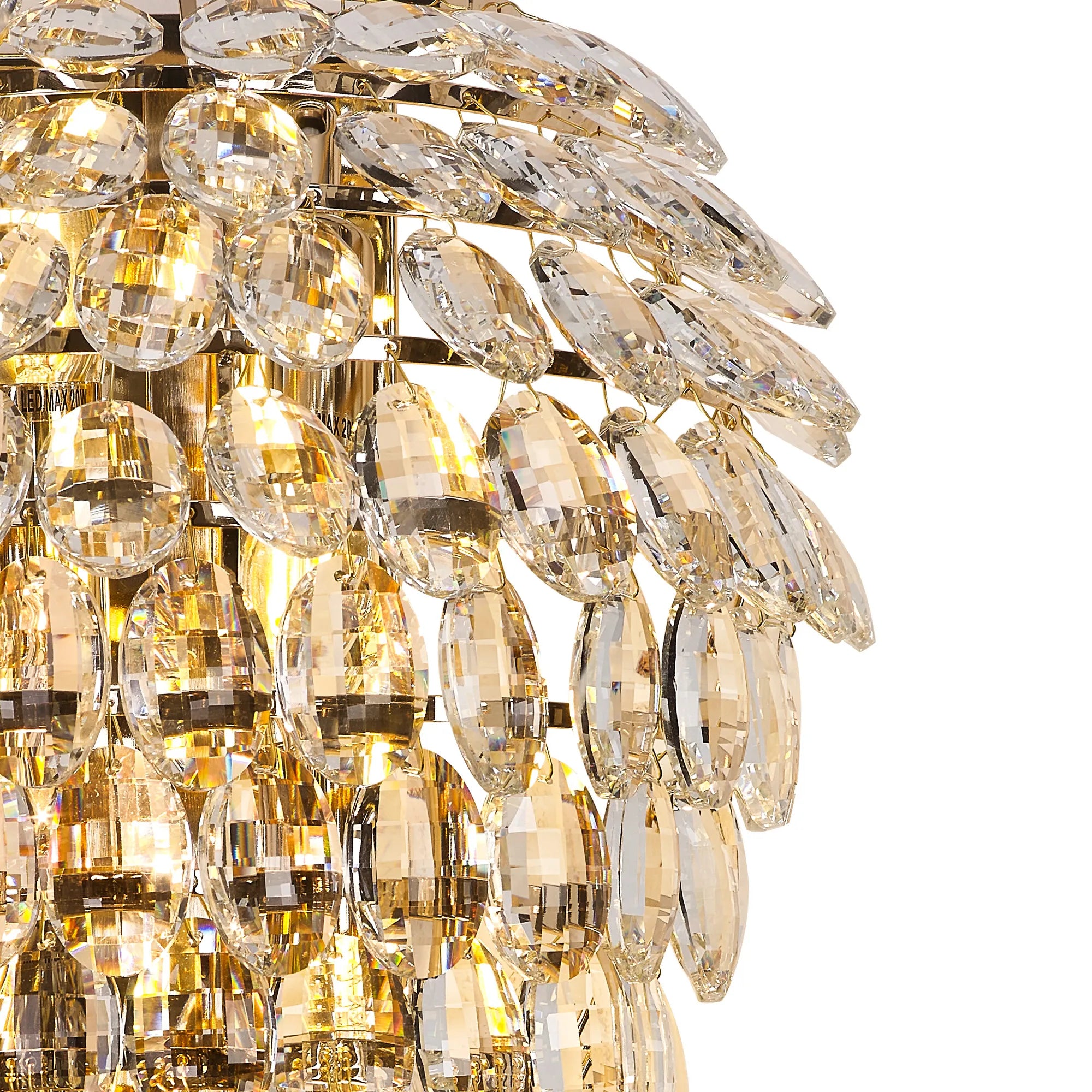 Consten Tall Wall Lamp, 4 Light, E14
