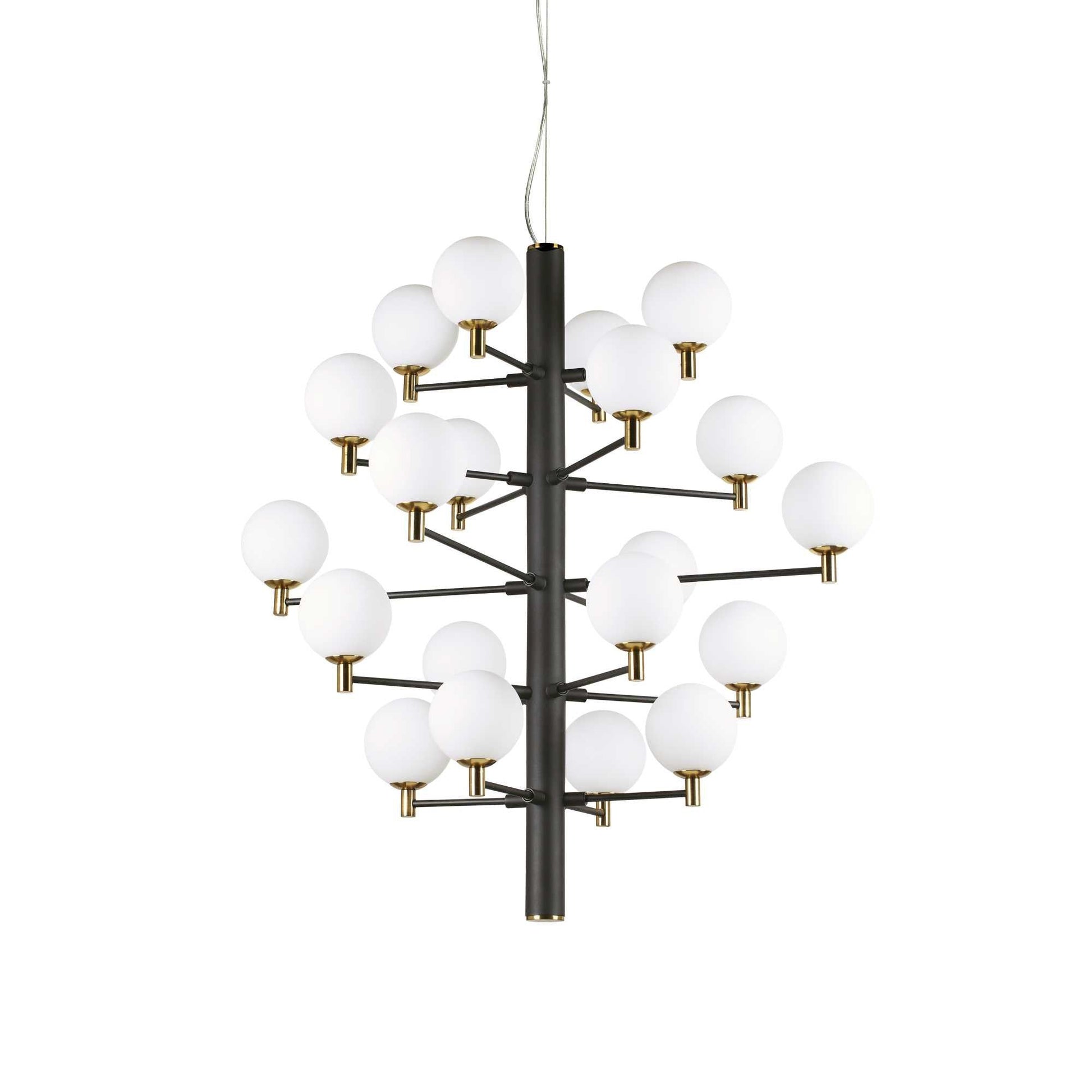 Copernico 20Lt Cluster Pendant, Black/White