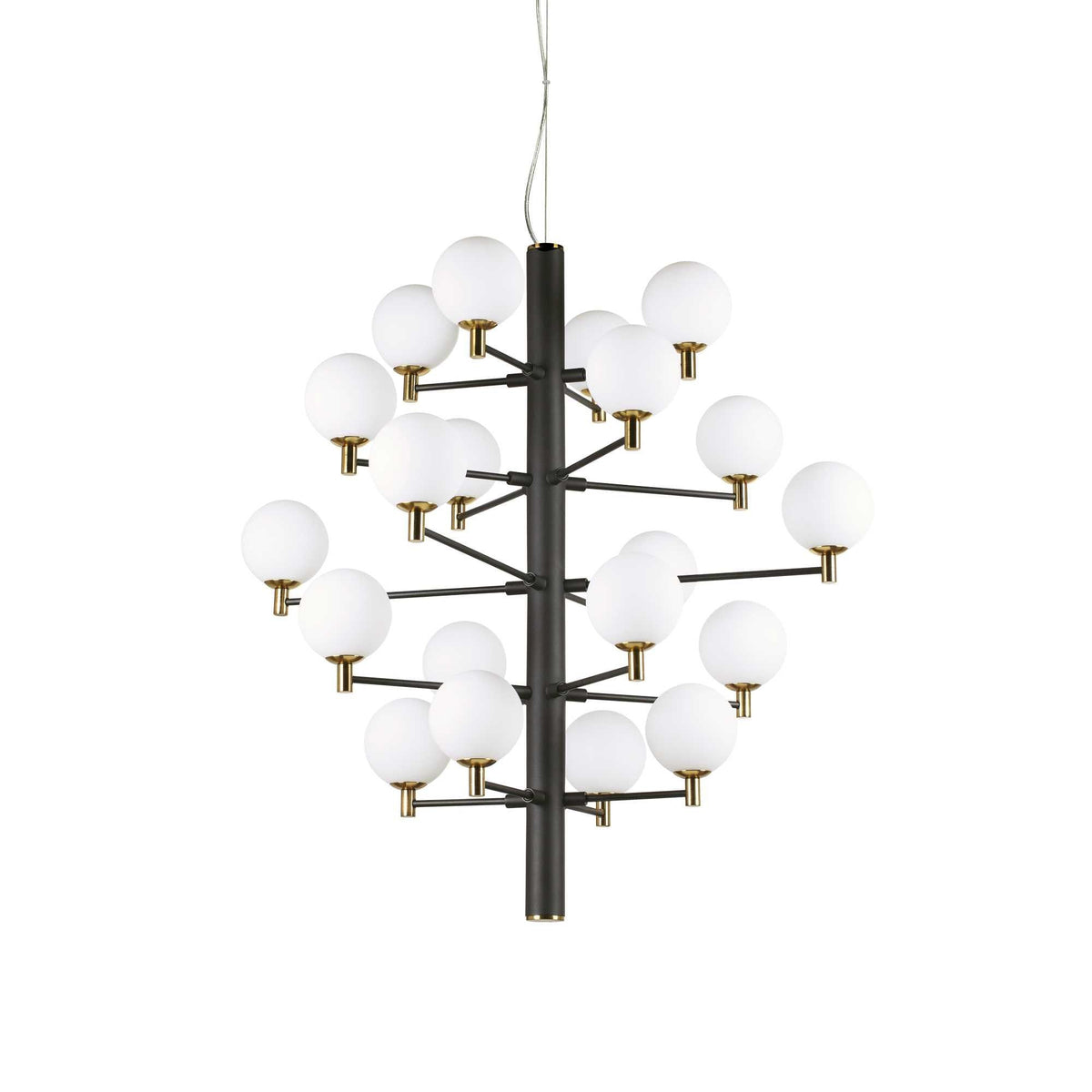Copernico 20Lt Cluster Pendant, Black/White