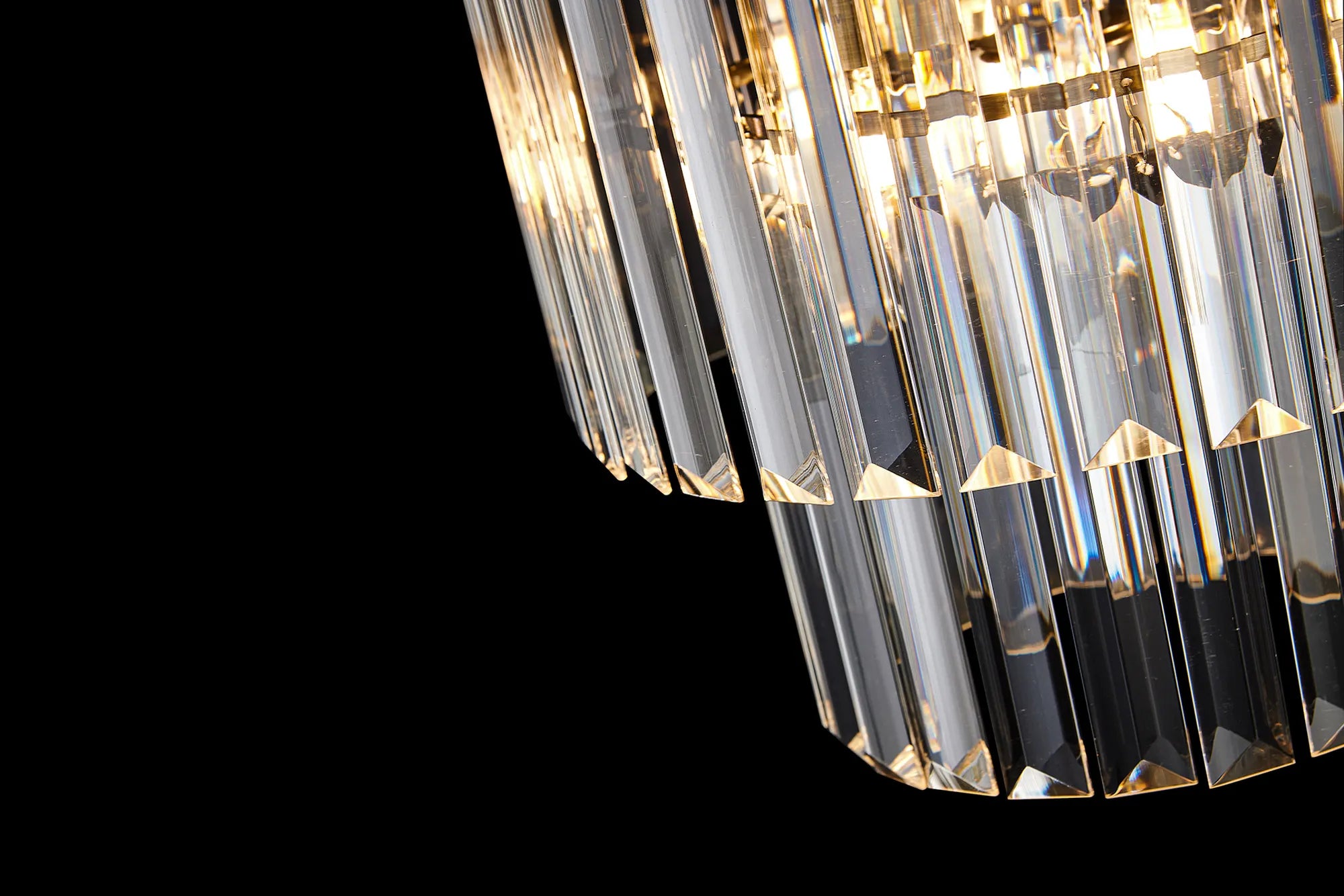 Cosette 30cm Semi Flush Ceiling- Polished Nickel/ Antique Brass