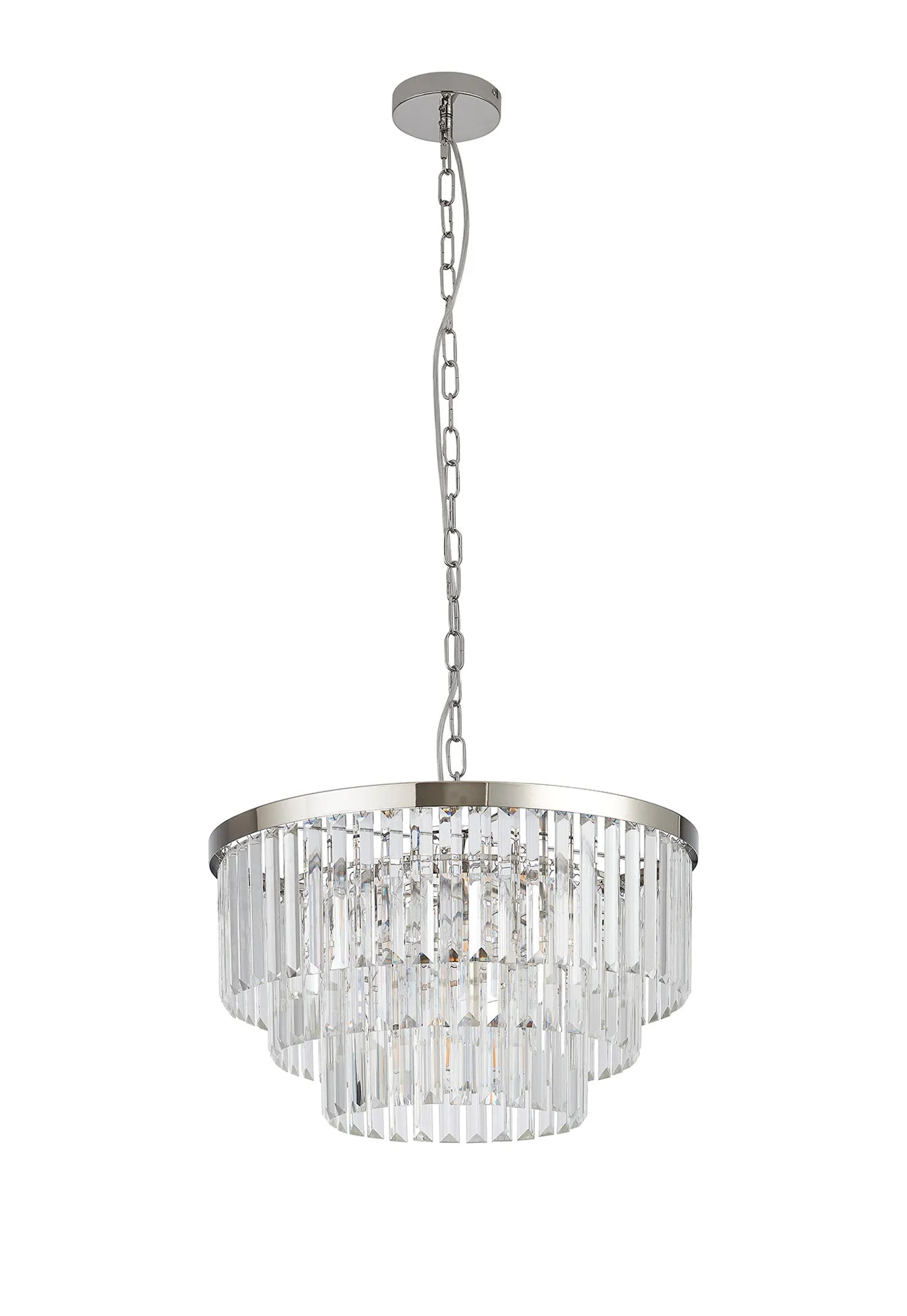 Cosette 4/5Lt Pendant/Semi Flush Ceiling Light E14- Antique Brass/Polished Nickel