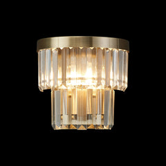 Cosette Wall Lamp, 2 Light E14- Antique Brass/Polished Nickel