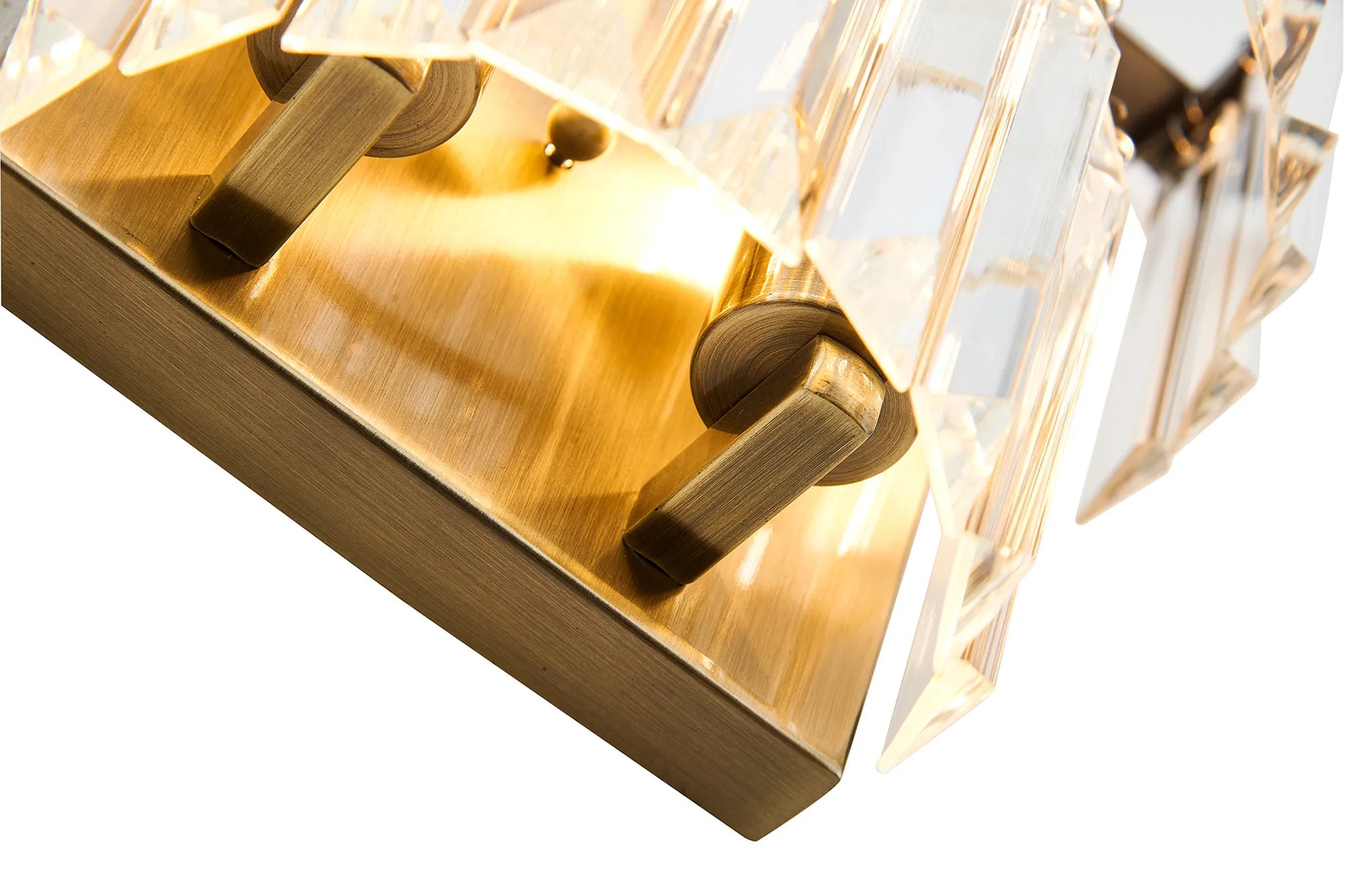 Cosette Wall Lamp, 2 Light E14- Antique Brass/Polished Nickel