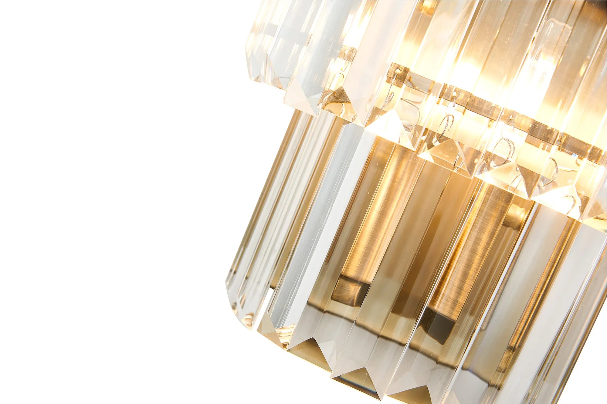 Cosette Wall Lamp, 2 Light E14- Antique Brass/Polished Nickel