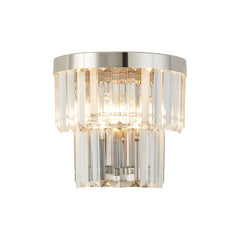 Cosette Wall Lamp, 2 Light E14- Antique Brass/Polished Nickel