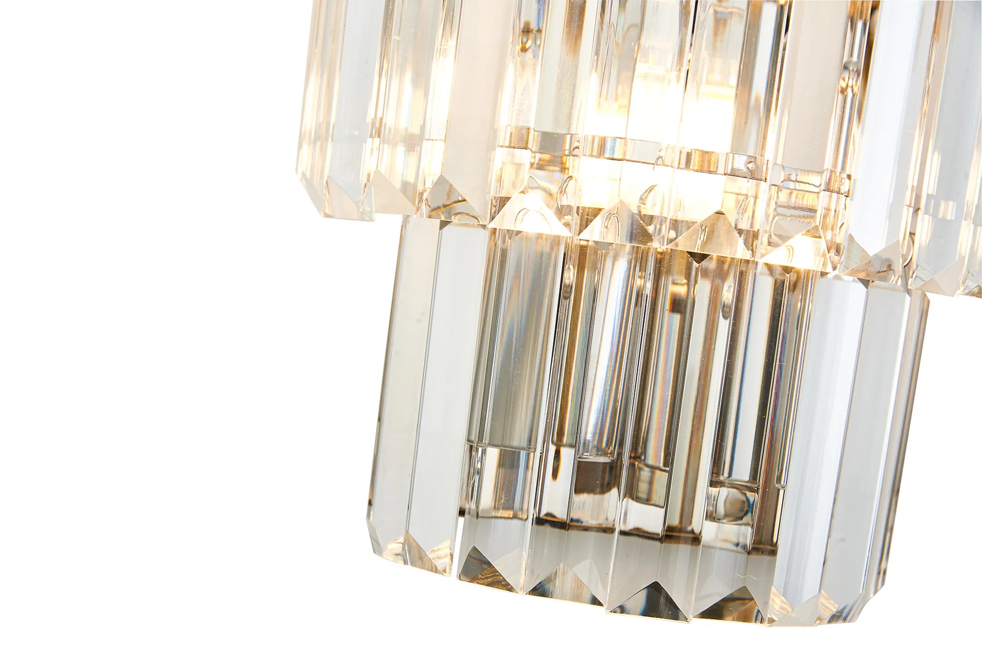 Cosette Wall Lamp, 2 Light E14- Antique Brass/Polished Nickel