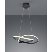 Course LED Hanging Light - Matt Black Finish