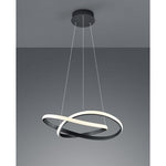 Course LED Hanging Light - Matt Black Finish
