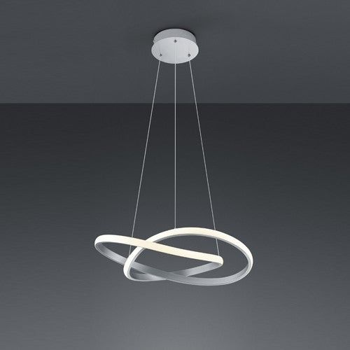 Course LED Hanging Light - Matt Nickel Finish