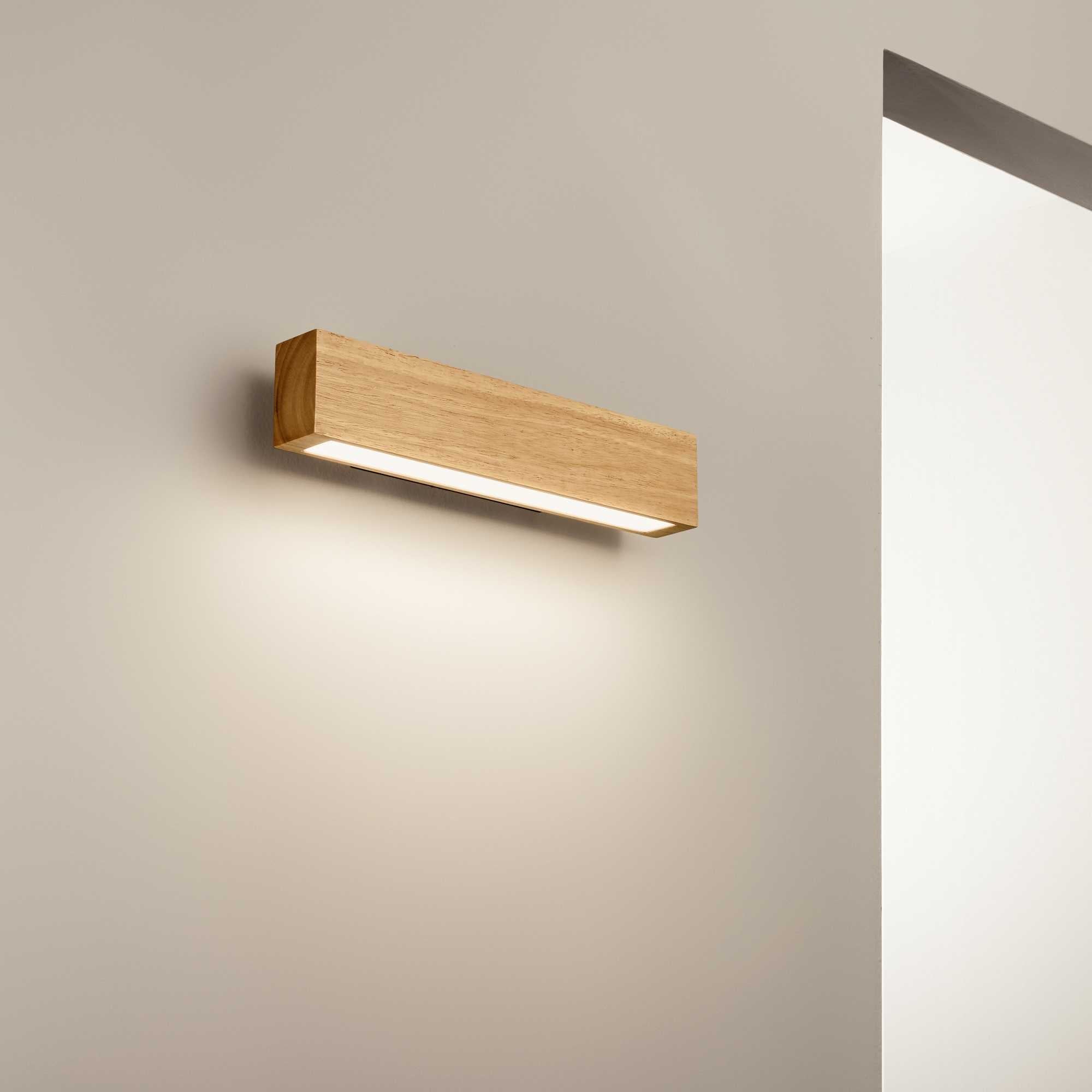 Craft Medium/Large Wall Light - Wood Finish - Cusack Lighting
