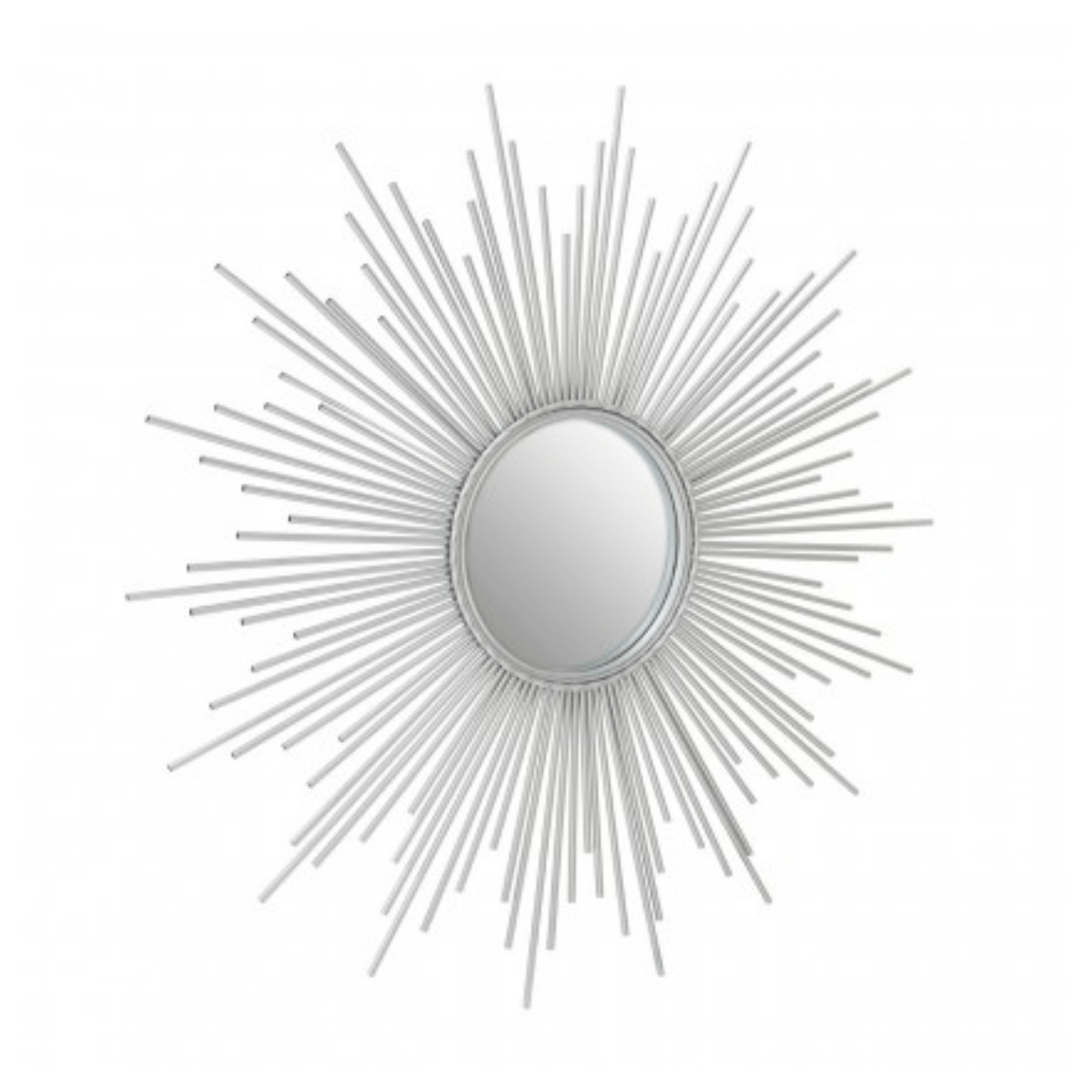 Cristal Silver Finish Wall Mirror - Cusack Lighting