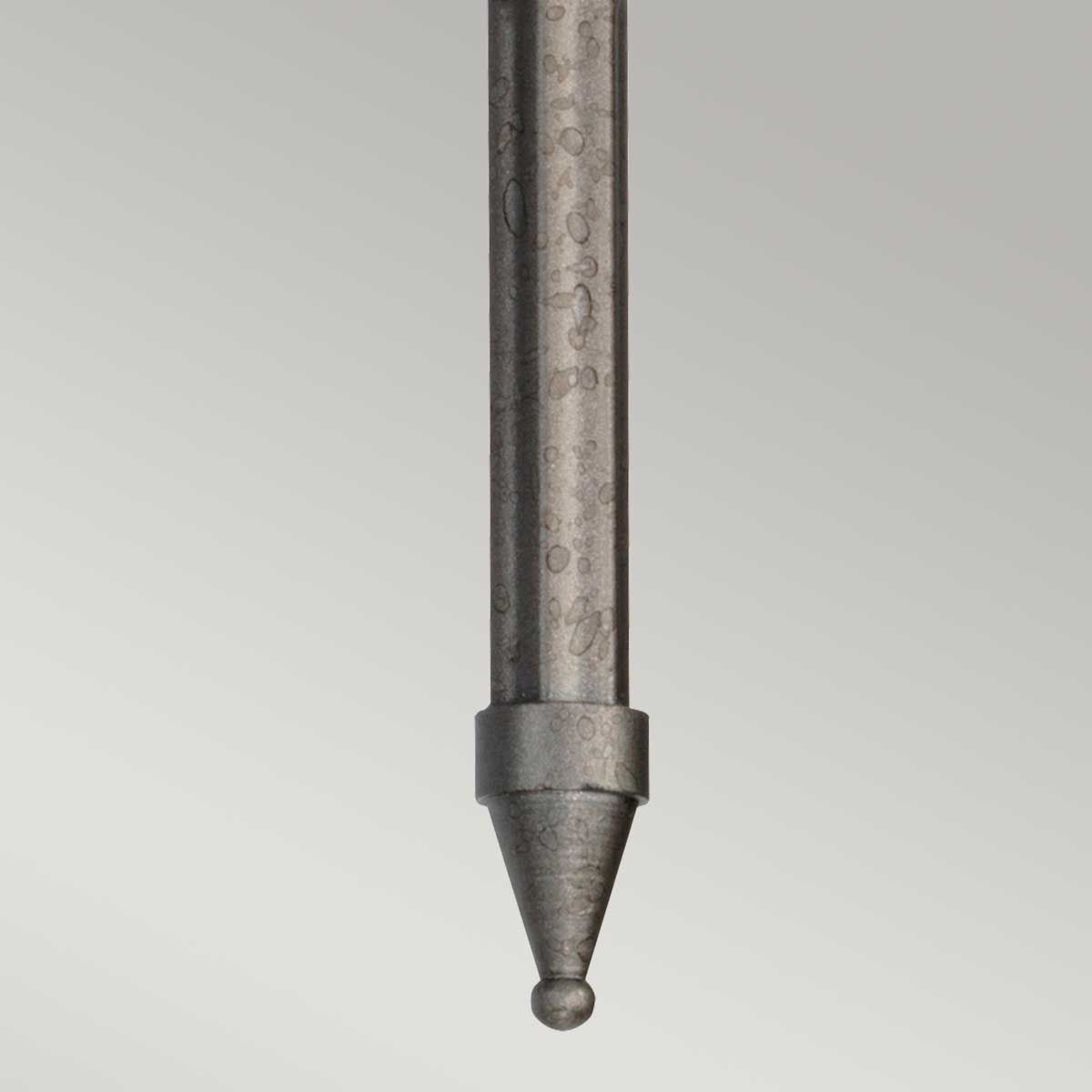 Crown 2 Light Wall Light - Iron Gate IP20 E14