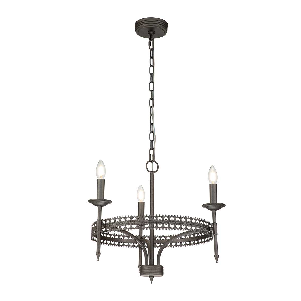 Crown 3Lt Multi-Arm Pendant