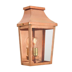 Chelsea 1 Light Small/Large Half Lantern - Copper E27 IP44