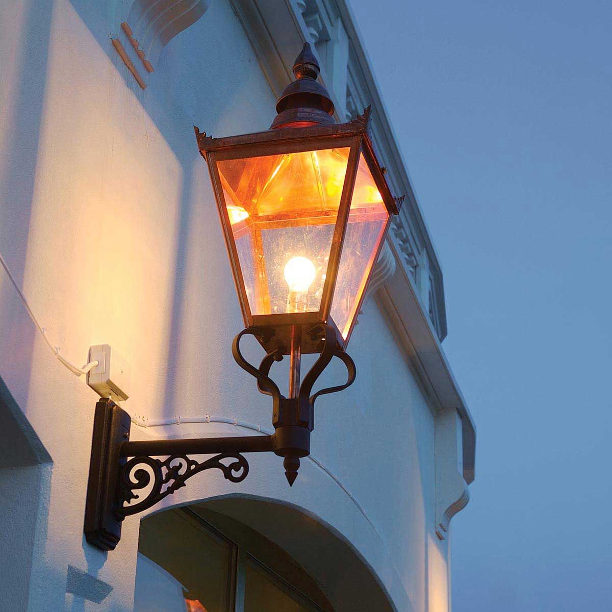 Chelsea 1 Light Up/Down Outdoor Lantern - Copper E27 IP44