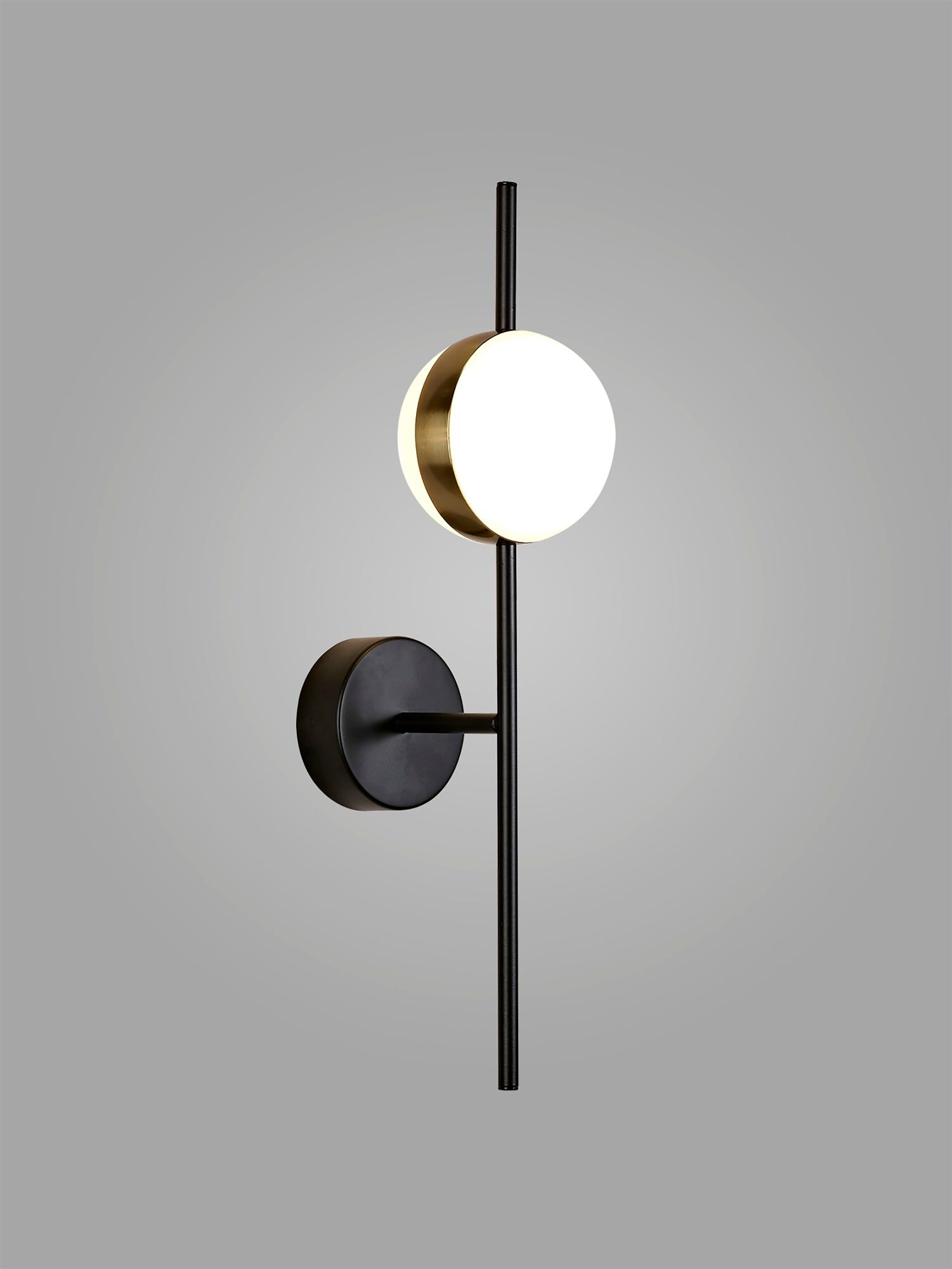 Cuba Wall Lamp, 8W LED, 3000K, 600lm, Gold/Black, 3yrs Warranty
