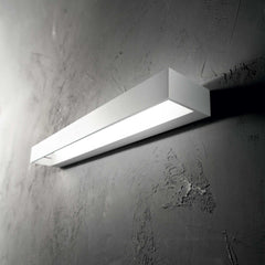 Cube Medium/Large Wall Lamp - White Finish - Cusack Lighting