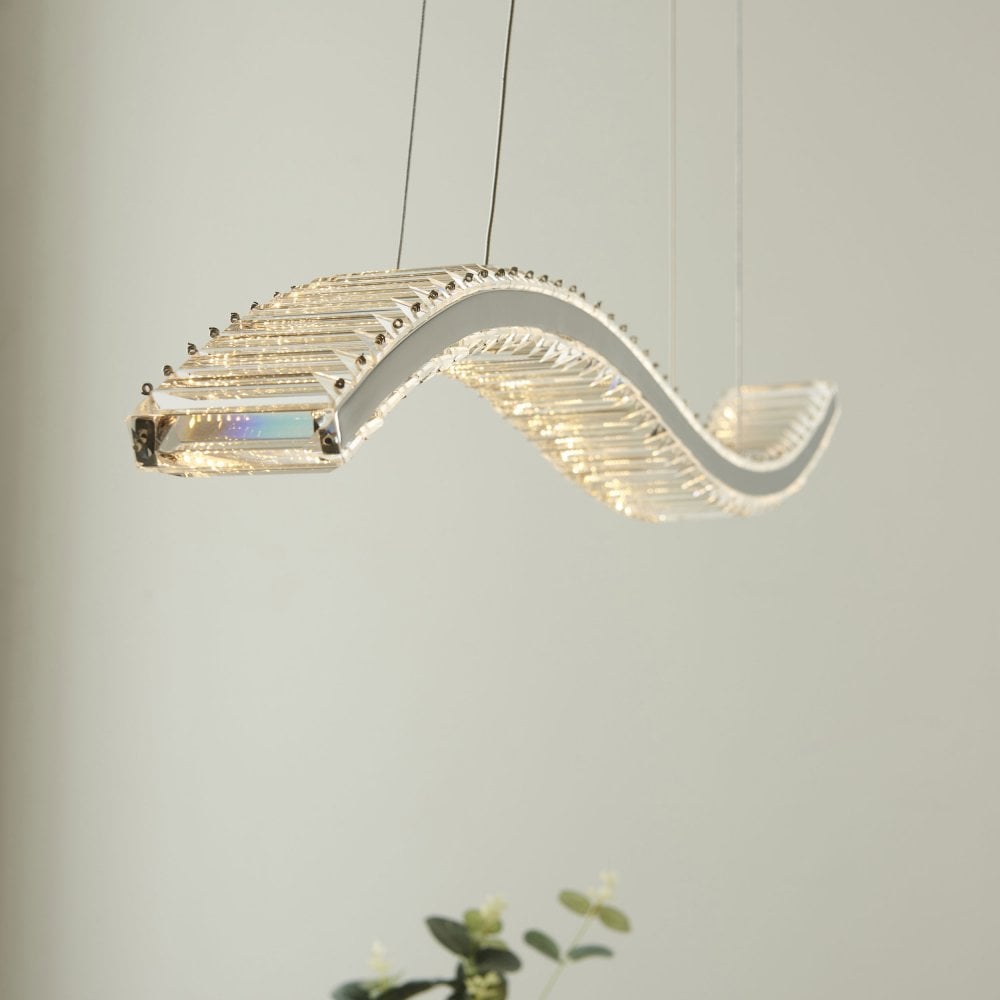 Karelia Linear Crystal LED Light