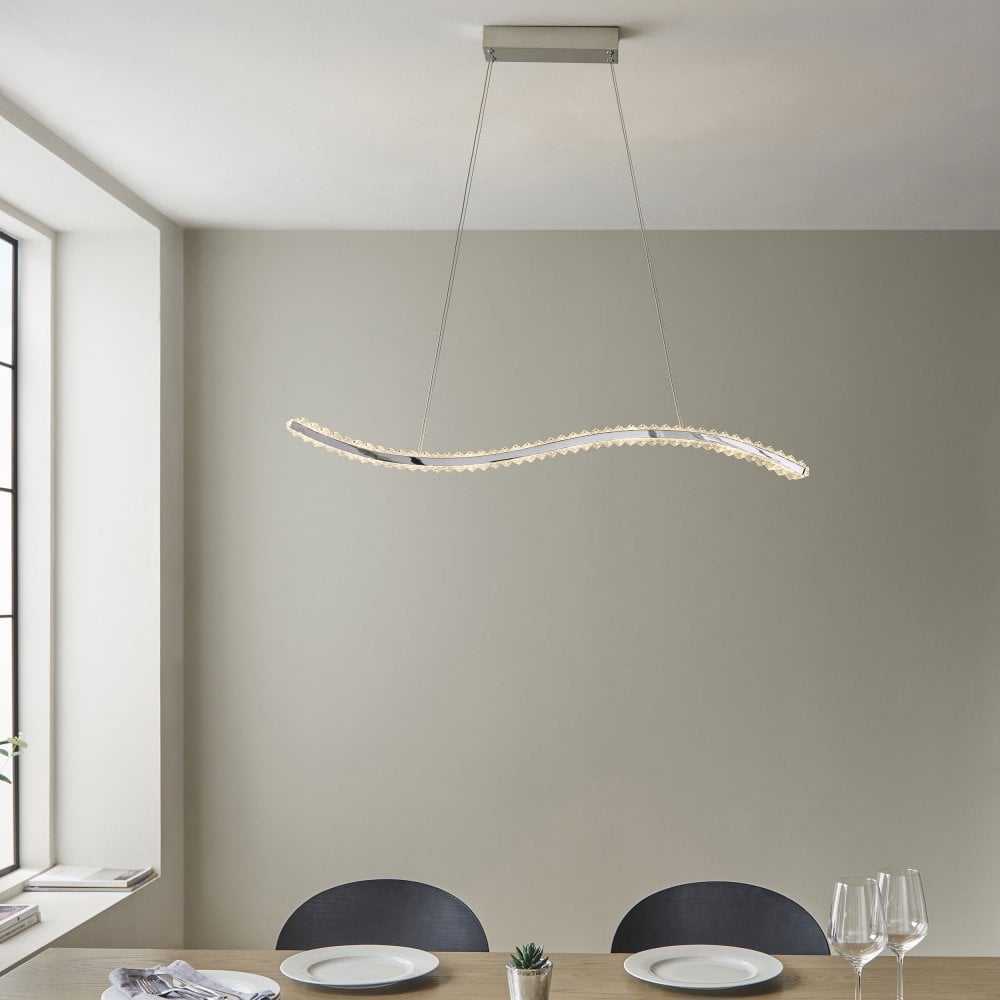 Karelia Linear Crystal LED Light