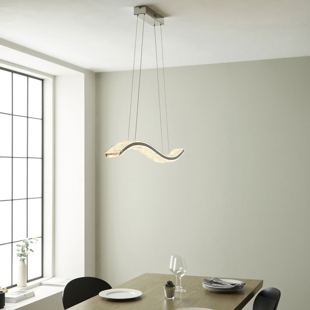 Karelia Linear Crystal LED Light