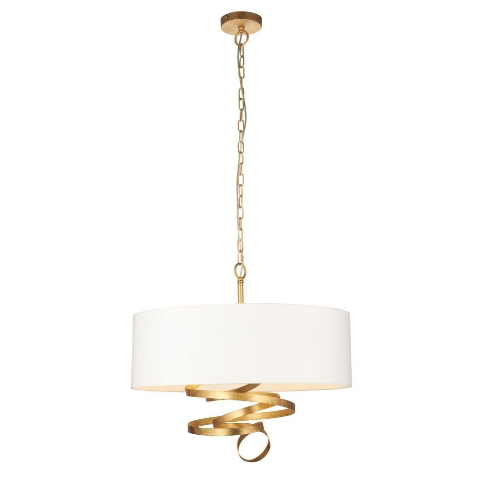 Bella Table Lamp Gold Leaf Finish