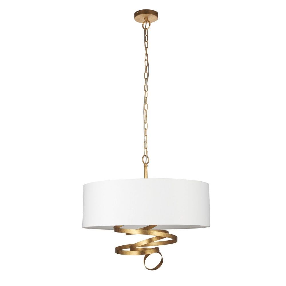 Bella Table Lamp Gold Leaf Finish
