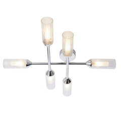 Carlisle 4/6Lt Centre Ceiling Light IP44 - Chrome