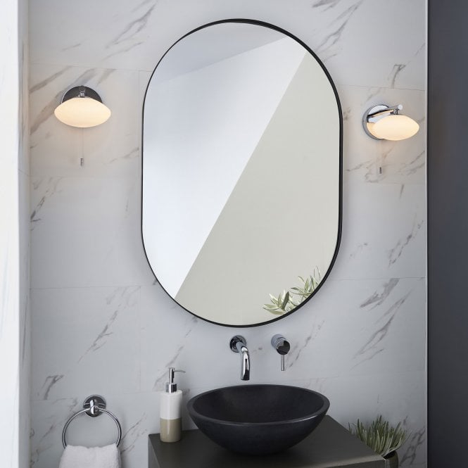 Persia Bathroom Wall Lamp IP44 - Polished Chrome/Satin Brass