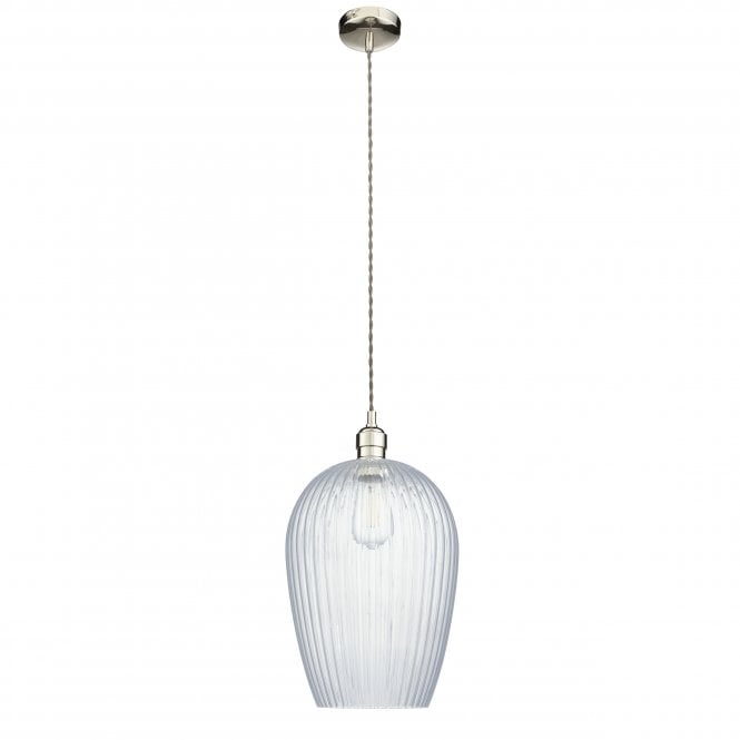 Vigo Pendant - Bright Nickel/Antique Brass, Various Sizes