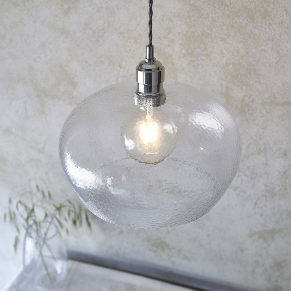 Vigo Pendant - Bright Nickel/Antique Brass, Various Sizes