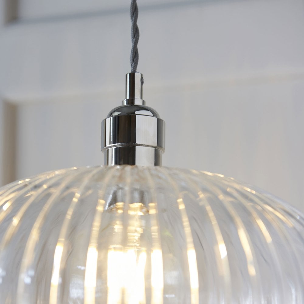 Vigo Pendant - Bright Nickel/Antique Brass, Various Sizes