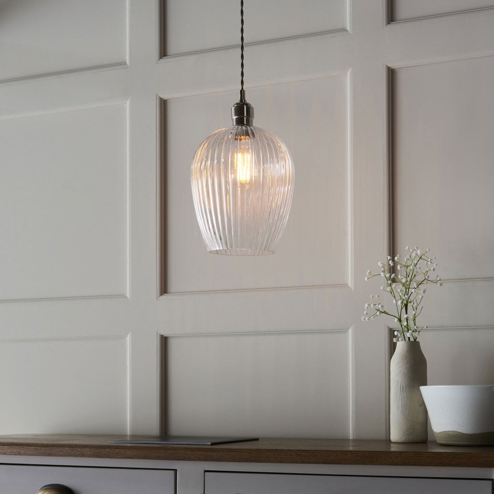 Vigo Pendant - Bright Nickel/Antique Brass, Various Sizes