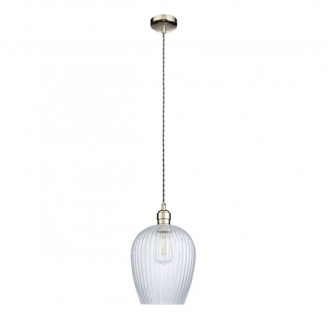 Vigo Pendant - Bright Nickel/Antique Brass, Various Sizes