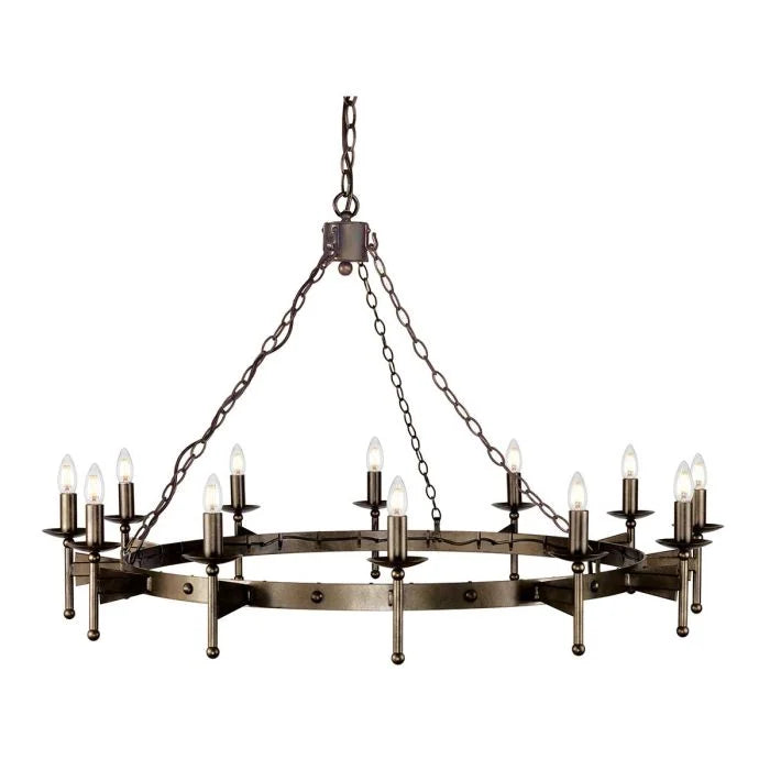 Cromwell Light Chandelier - Old Bronze - 12LT and 18LT