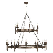 Cromwell Light Chandelier - Old Bronze - 12LT and 18LT
