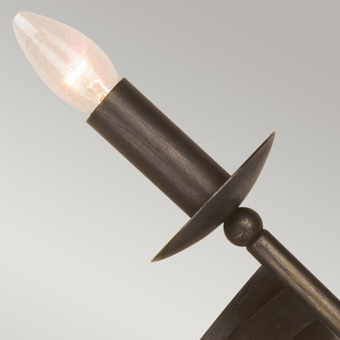 Cromwell 2 Light Wall Light - Old Bronze