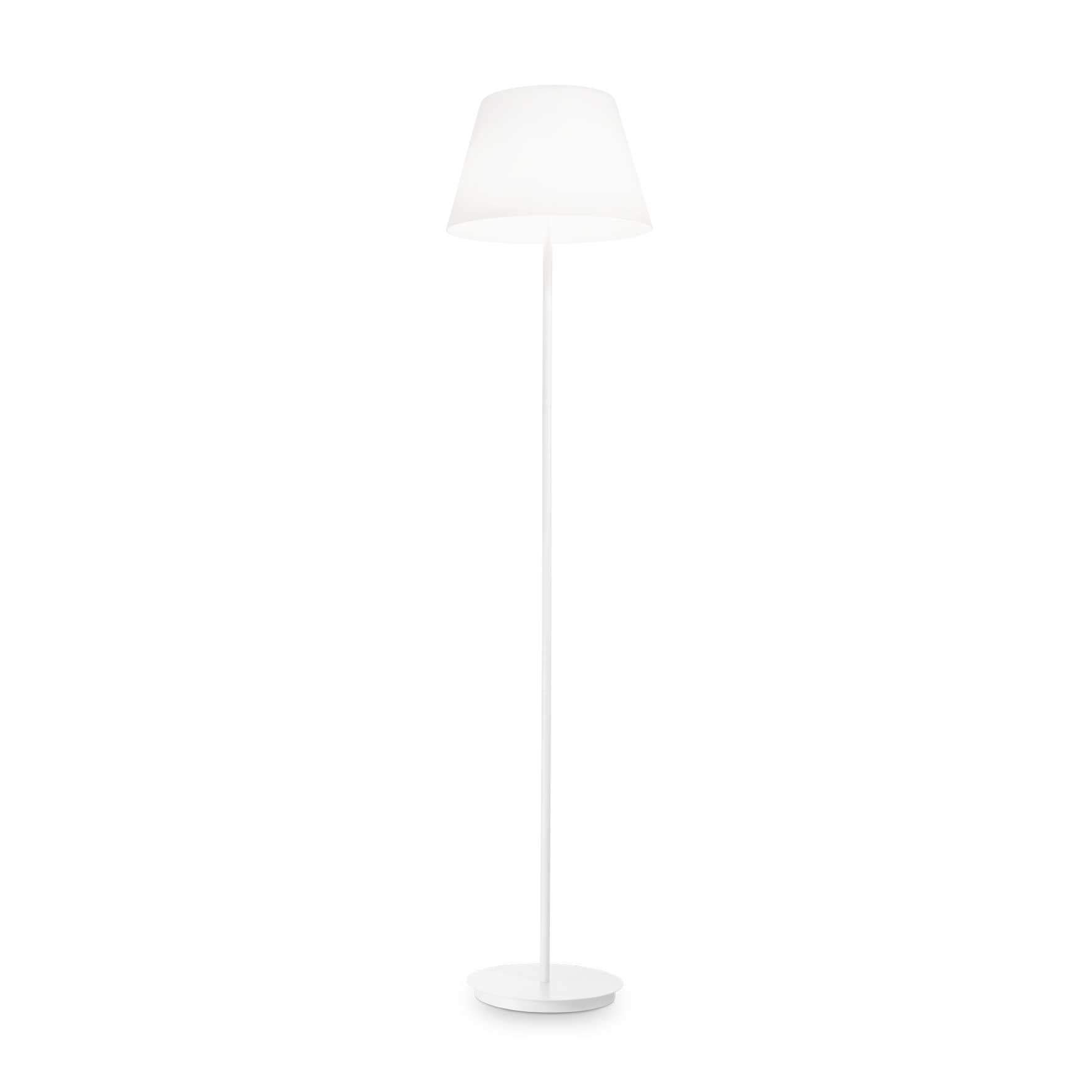 Cylinder Floor Lamp - White Finish - Cusack Lighting